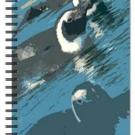 Cut Out Penguins Notebook